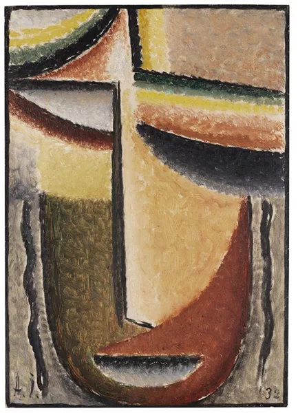 Alexej von Jawlensky — Abstrakter Kopf: Tragische Maske