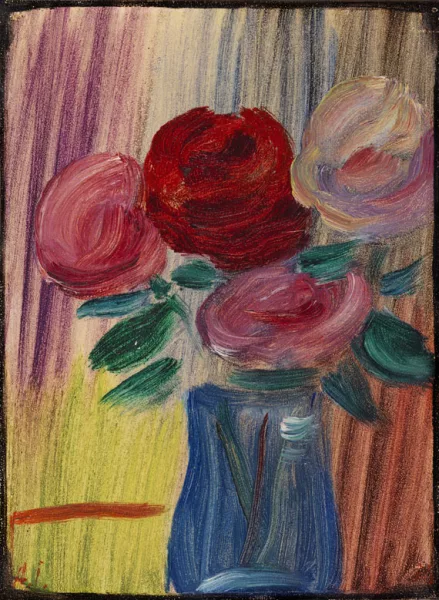 Alexej von Jawlensky — Stillleben: Blumen in blauer Vase