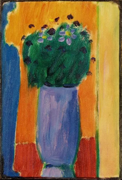 Alexej von Jawlensky — Grosses Stilleben: Blumen in violetter Vase