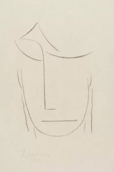 Alexej von Jawlensky — Kopf (trauernd)