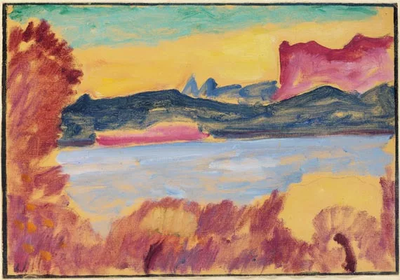 Alexej von Jawlensky — Landschaft Genfer See