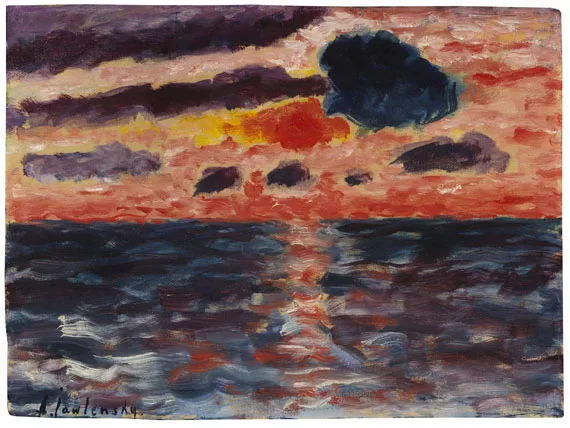 Alexej von Jawlensky — Sonnenuntergang, Borkum