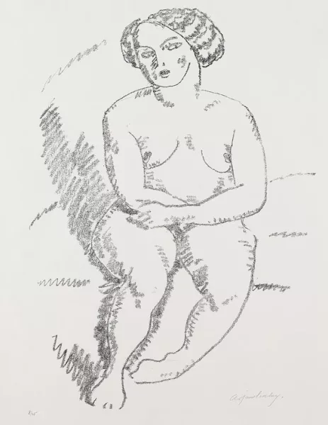 Alexej von Jawlensky — Sitzender weiblicher Akt I
