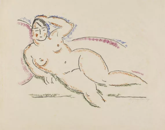 Alexej von Jawlensky — Liegender weiblicher Akt