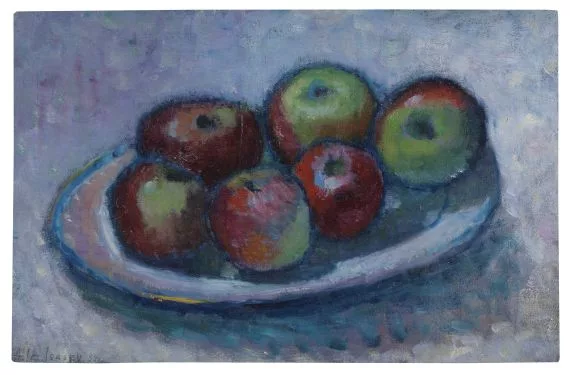 Alexej von Jawlensky — Teller mit Äpfeln (Äpfelstillleben)