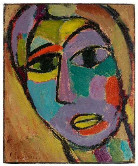 Alexej von Jawlensky — Mystischer Kopf: Erde
