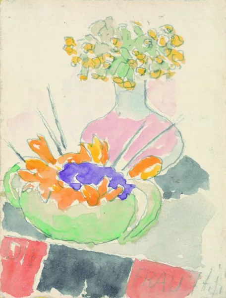 Alexej von Jawlensky — Blumenstilleben (Die schöne Frau)
