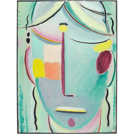 Alexej von Jawlensky — Frauenbildnis (Heilandsgesicht) — Galerie Kornfeld