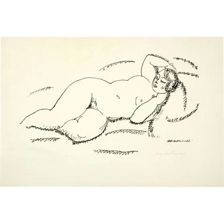 Alexej von Jawlensky — Liegender weiblicher Akt II — Galerie Kornfeld
