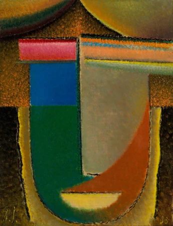 Alexej von Jawlensky — Abstrakter Kopf: Afrika — Galerie Kornfeld