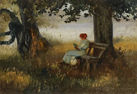 Alfred Bachmann — Auf der Fraueninsel, Chiemsee
