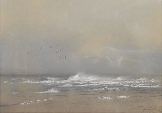 Alfred Bachmann — Flacher Strand (Nordsee)