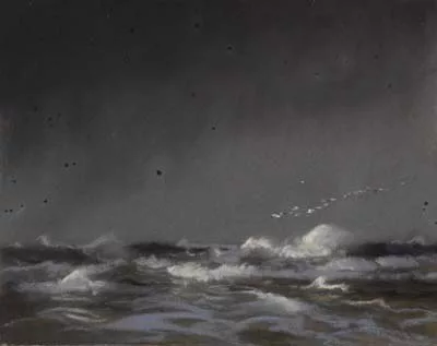 Alfred Bachmann — Sturm über der Nordsee
