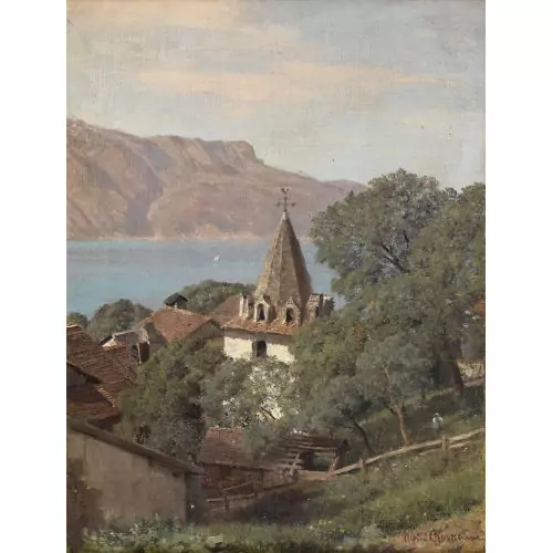 Vue sur Chardonne et le Léman