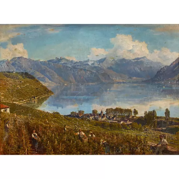 Weinlese am Genfersee