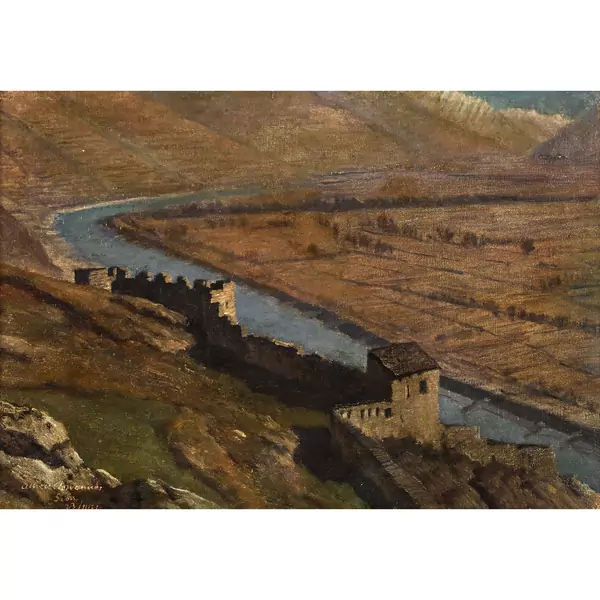 Le château de Tourbillon à Sion