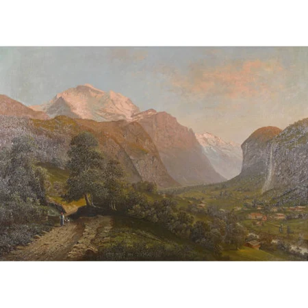 Lauterbrunnental mit Staubbachfall