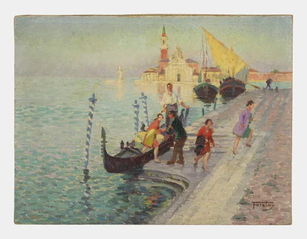 Alfred Foretay — L'arrivée à Venise