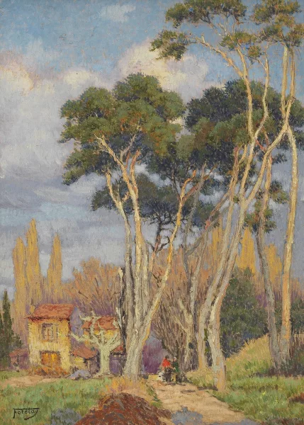 Alfred Foretay — Pins à Ste-Marguerite