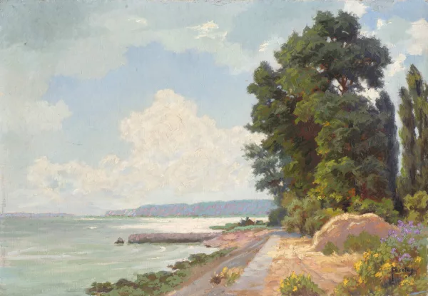 Alfred Foretay — Baie de la Seine à Honfleur
