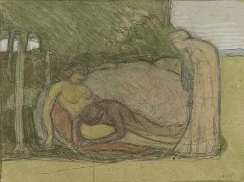ALFRED HEINRICH PELLEGRINI — Komposition mit drei Figuren. — Koller Auktionen