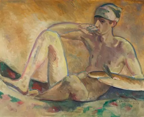 ALFRED HEINRICH PELLEGRINI — Selbstbildnis. 1915. — Koller Auktionen