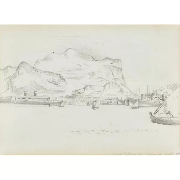 Alfred Heinrich Pellegrini — "Monte Pellegrino Palermo".