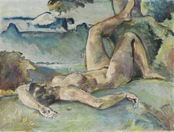 Alfred Heinrich Pellegrini — Liegender weiblicher Akt