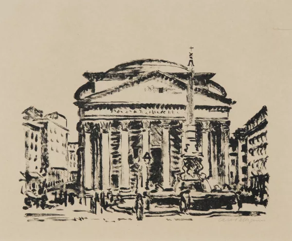 Alfred Heinrich Pellegrini — Ansicht von Paris