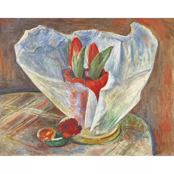 Blumenstillleben mit Amaryllis