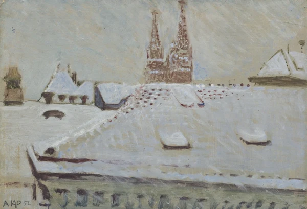 Alfred Heinrich Pellegrini — Februarschnee, 1956