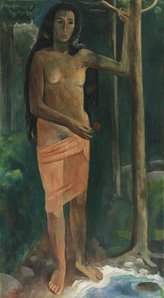 Alfred Heinrich Pellegrini — Mädchen im Walde, 1920