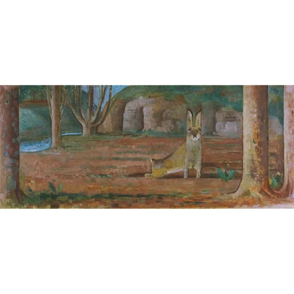 Alfred Heinrich Pellegrini — HASE IN WALDLANDSCHAFT FASAN IN WALDLANDSCHAFT FUCHS IN WALDLANDSCHAFT REH IN WALDLANDSCHAFT RABBIT IN FOREST LANDSCAPE, 1921 PHEASANT IN FOREST LANDSCAPE, 1921 FOX IN FOREST LANDSCAPE, 1921 DOE IN FOREST LANDSCAPE, 1921