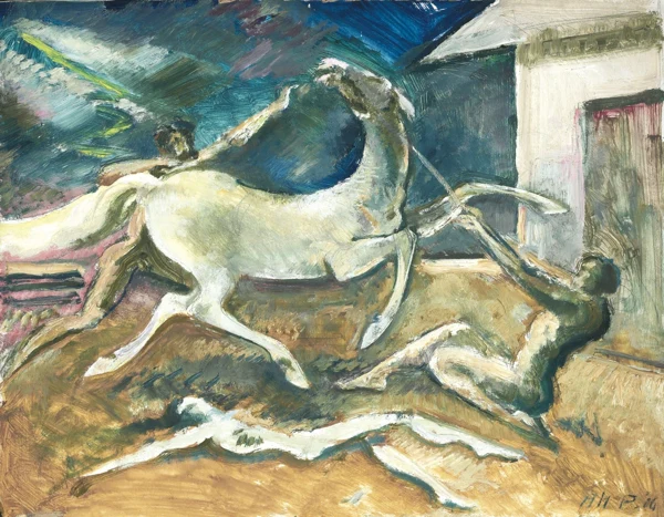 Alfred Heinrich Pellegrini — DAS WILDE PFERD, 1916THE WILD HORSE, 1916