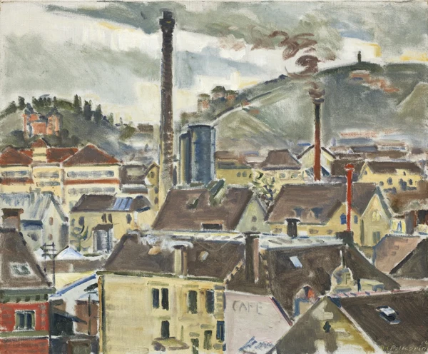 Alfred Heinrich Pellegrini — Blick auf Stuttgart III, 1914