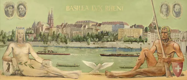 Ansicht der Stadt Basel