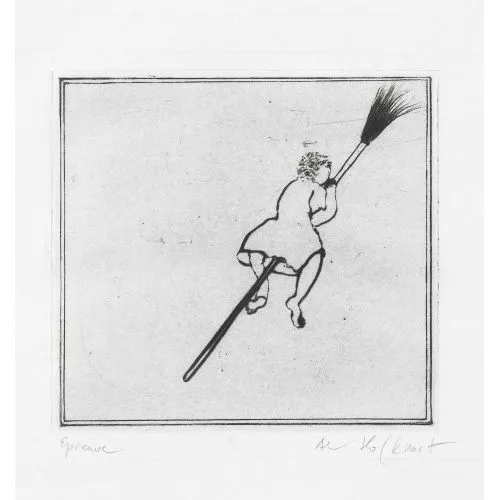 Alfred Hofkunst — Fliegende Hexe.