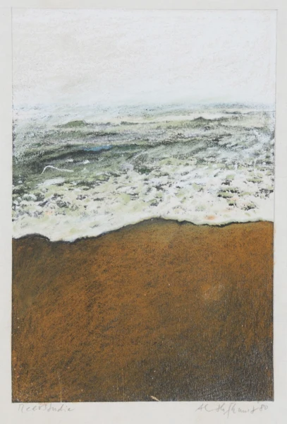 Alfred Hofkunst — Meerstudie, 1980