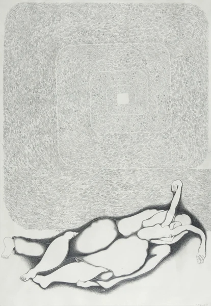 Alfred Hofkunst — Liebespaar, 1968