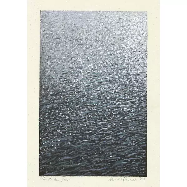 Alfred Hofkunst — Schnee am See. - Fliegenpilz. - Ung-LAUB-lich. - Muskelkater — Galerie Kornfeld