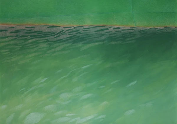 Alfred Hofkunst — Le bateau vert, 1981