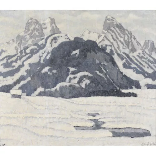 Alfred Ingold — Winterliche Berglandschaft.