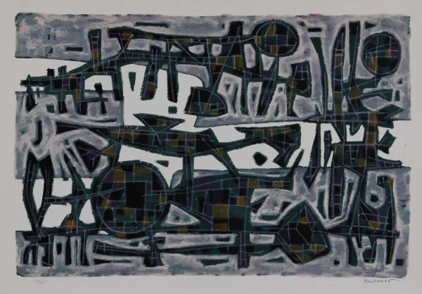Alfred Manessier — Février en Hollande, 1957