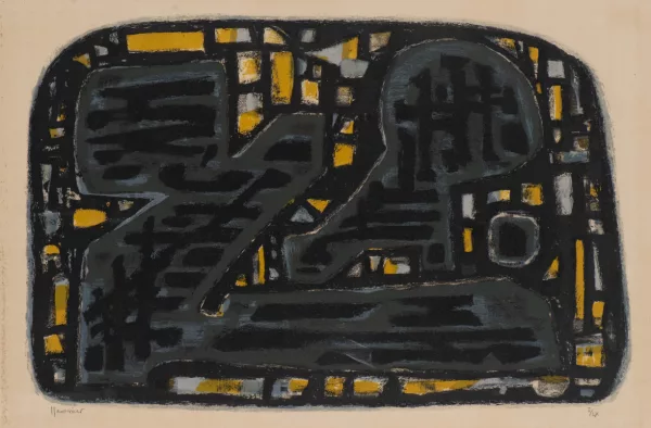 Alfred Manessier — Alfred MANESSIER (1911-1993) "Composition"