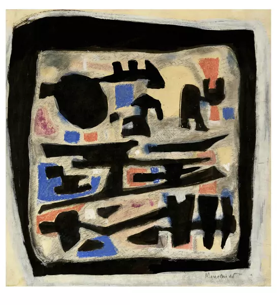 Alfred Manessier — Jeux dans la neige — Galerie Kornfeld