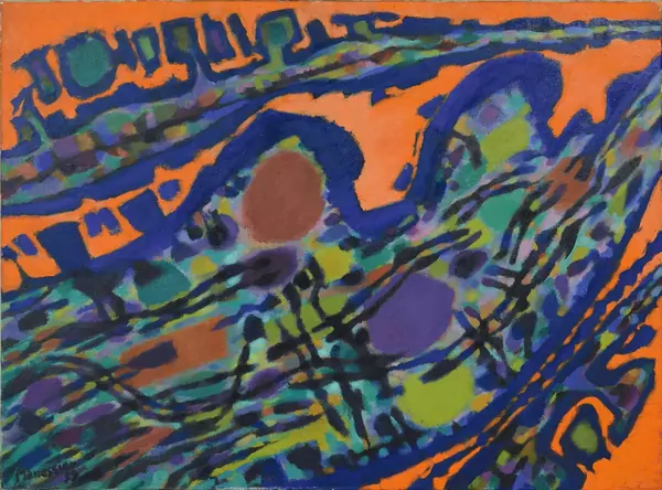 Alfred Manessier — Lavandes — Galerie Kornfeld