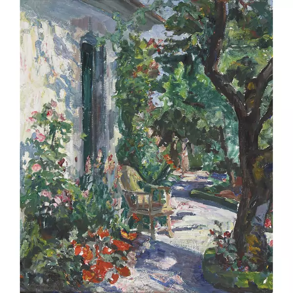 Sommerliche Gartenpartie