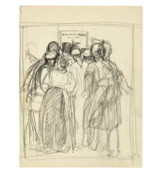 Alfred Marxer — Die Ankündigung — Galerie Kornfeld