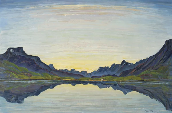 Alfred Portmann — Silvaplanersee, Engadin