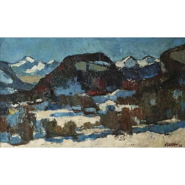 Alfred Sidler — "Innerschweizer Berglandschaft".